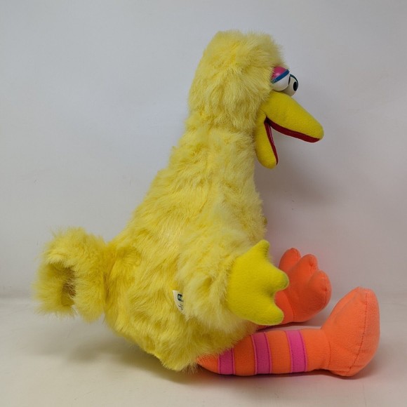 Vintage Talking Big Bird 23" Plush 1986 Sesame Street Pull String Stuffed Tested - Picture 3 of 9